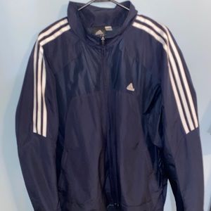 Adidas zip up windbreaker